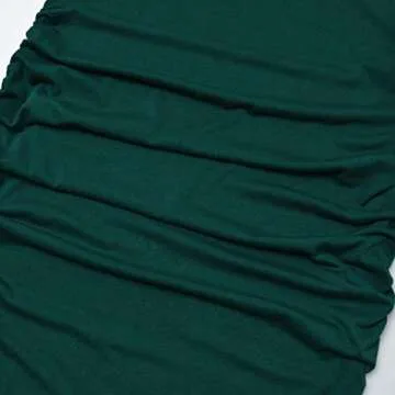 Bhome Maternity Dress Flying Sleeve Casual Pregnancy Summer Dresses Green S