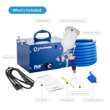 Fuji Spray 2893-T75G Q3 Platinum - T75G Quiet HVLP Spray System