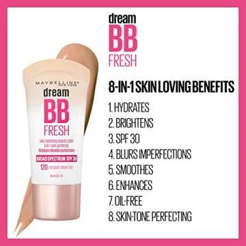 Hydrating Maybelline Dream BB Cream with SPF 30