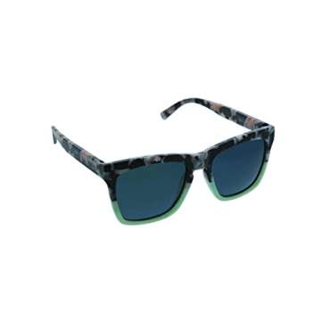 Peepers by PeeperSpecs womens Cape May UV400 Reading Sunglasses, Black Marble, 54 mm US