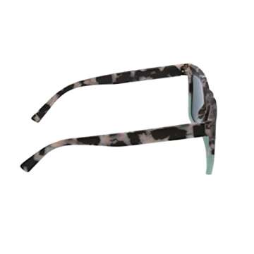 Peepers by PeeperSpecs womens Cape May UV400 Reading Sunglasses, Black Marble, 54 mm US