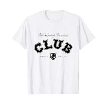 The Wardrobe Essentials Club Varsity T-Shirt – Lightweight & Stylish