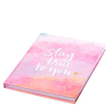 Eccolo Dayna Lee Collection “Stay True To You” 8x10" Hardcover Journal/Notebook, 256 Acid-Free Lined Pages