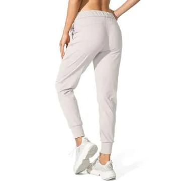 SANTINY Joggers for Women Lightweight Running Drawstring Sweatpants Workout Travel Yoga Athletic Wom...