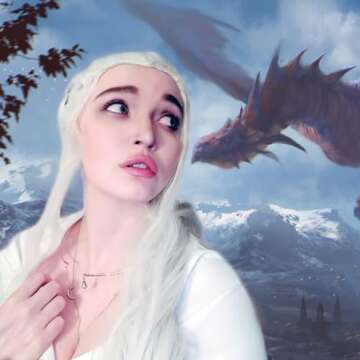 LABEAUTÉ Long Blonde Curly Braids Wig for Stylish Halloween Fun