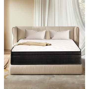 Elitspace Queen Mattress - 12" Memory Foam Hybrid