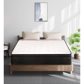 Elitspace Queen Mattress - 12" Memory Foam Hybrid