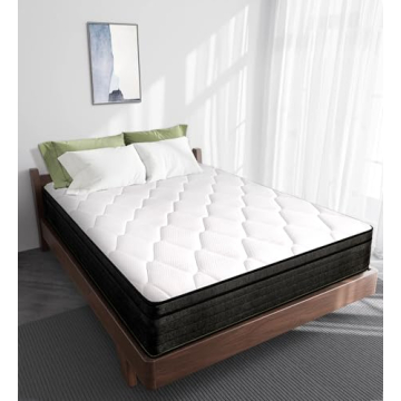 Elitspace Queen Mattress - 12" Memory Foam Hybrid
