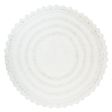 DII Crochet Bath Mat - Stylish & Reversible 27.5"