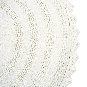 DII Crochet Bath Mat - Stylish & Reversible 27.5"