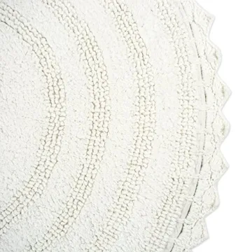 DII Crochet Bath Mat - Stylish & Reversible 27.5"