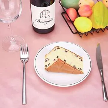 Aksipo 2 Pack Rose Gold Satin Tablecloth Smooth Fabric Table Cover Premium Table Cloth Bright Silk Rectangle Tablecloth for Wedding Banquet Party Events Dining Table Decoration, 60x102 Inch