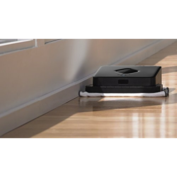iRobot Braava 380t Advanced Robot Mop- Wet Mopping and Dry Sweeping Cleaning Modes, Large Spaces , Black