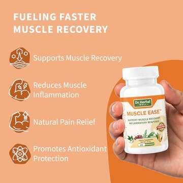 Muscle Ease Herbal Supplement for Fast Muscle Relief and Recovery