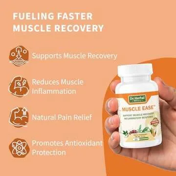 Muscle Ease Herbal Supplement for Fast Muscle Relief and Recovery