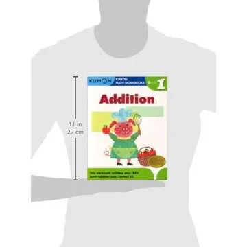 Kumon Grade 1 Addition Workbook for Kids