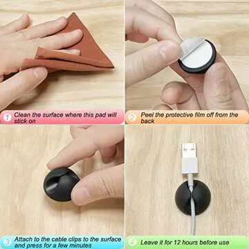 Shintop Cord Organizer 6 Pack for Tidy Charging Solutions