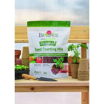 Burpee Organic Eco Friendly 8 Qt Seed Starting Mix 0.06-0.03-0.03