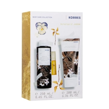 KORRES Jasmine Body Care Set - Vegan Shower Gel & Body Milk Combo