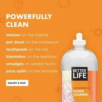 Better Life Eco-Friendly Multi-Purpose Floor Cleaner 32 Fl Oz