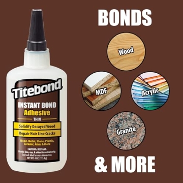 Titebond Instant Bond Thin Adhesive, 3-Second Fast Bonding