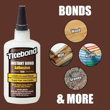 Titebond Instant Bond Thin Adhesive, 3-Second Fast Bonding