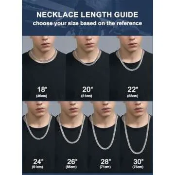 Chunky Choker Chain Necklace for Men 14 Inch 14MM Steel Necklace