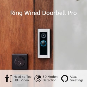Ring Wired Doorbell Pro 2 with Floodlight Cam for Ultimate Security