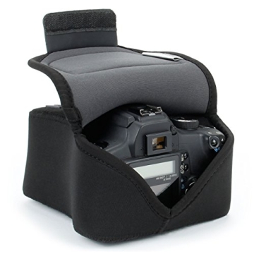 USA GEAR DSLR Camera Sleeve with Neoprene Protection - Perfect for Travel and Everyday Use.