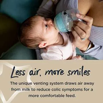 Tommee Tippee Advanced Anti-Colic Baby Bottle Newborn Feeding Gift Set, Slow Flow Breast-Like Nipples and Unique Anti-Colic Venting System