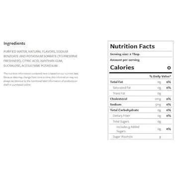 Torani Sugar Free Caramel Syrup for Coffee 25.4 Ounces