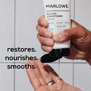 MARLOWE. Men's Shampoo & Conditioner Set with Fresh Scent