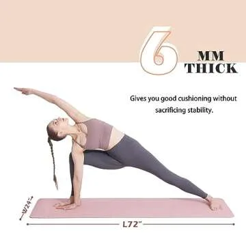 Eco-Friendly Non-Slip Yoga Mat with Carrying Bag