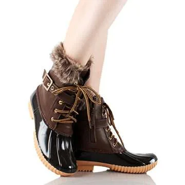 Nature Breeze Duck-01 Chic Waterproof Snow Boots