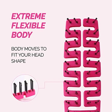 F3 Systems Folding Hair Brush with Mirror for Travel