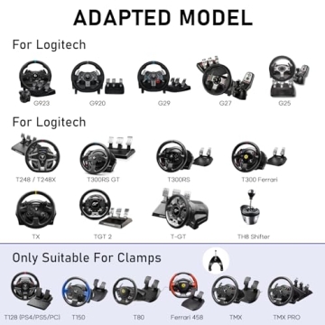 DIWANGUS Foldable Racing Wheel Stand for Logitech Devices
