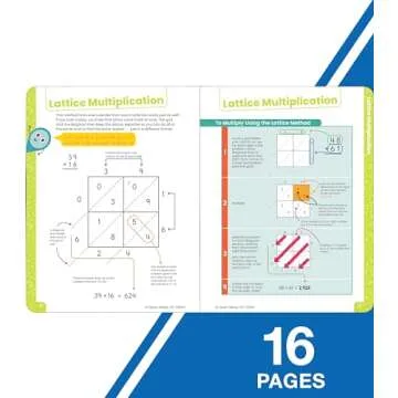 Carson Dellosa Break It Down Grades 4-6 Intermediate Multiplication Strategies Math Reference Book, 4th, 5th, 6th Grade Math Guide to Understanding Area Models & Partial Products, Grades 4-6 Math Book