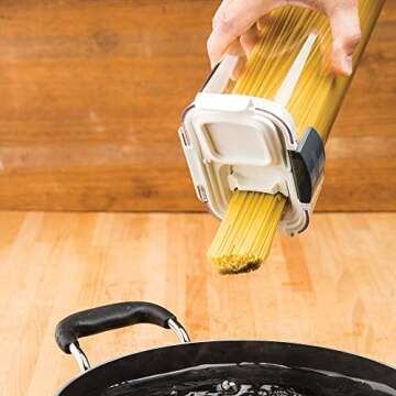 ProKeeper Pasta Storage Container - Airtight & Adjustable Portions