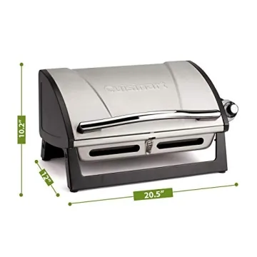 Cuisinart Portable Tabletop Grill for Camping, Compact & Powerful