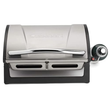 Cuisinart Portable Tabletop Grill for Camping, Compact & Powerful
