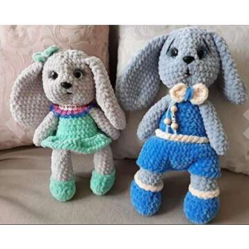 Himalaya Dolphin Baby Yarn Knitting Yarn 2 Skeins 264 Yards 2x100gram Super Bulky Baby Blanket Yarn (80342)