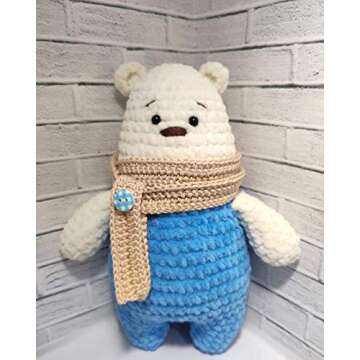 Himalaya Dolphin Baby Yarn Knitting Yarn 2 Skeins 264 Yards 2x100gram Super Bulky Baby Blanket Yarn (80342)