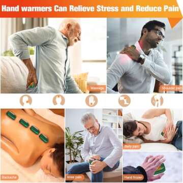 Hand Warmers Rechargeable 2 Pack, Electric Hand Warmers Reusable, Portable Hands Heater Winter Idea Gift for Women and Men, Indoor Outdoor Camping, Fishing, Cycling, Skiing, Massage, Hunting