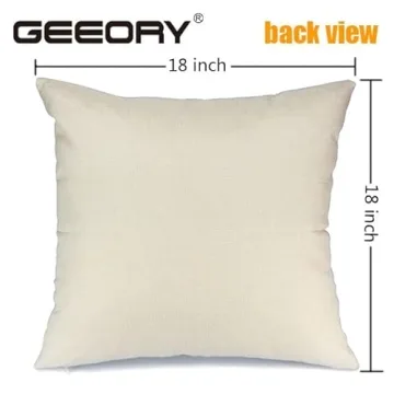 GEEORY Halloween Pillow Covers Set of 4 Spooky Decor