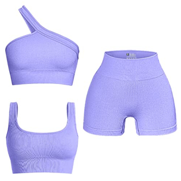 OQQ Women's 3 Piece Athletic Set - Stylish & Functional