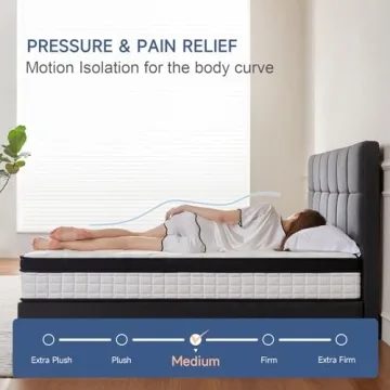 Netply 10 Inch Queen Hybrid Mattress - Sleep Better