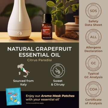 Gya Labs Grapefruit Essential Oil - Skin & Hair Care