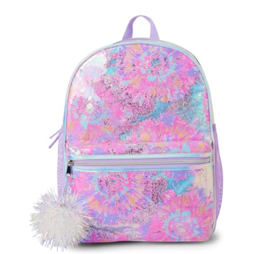 The Children's Place Holographic Tie Dye Kids' Backpack - Fun & Functional