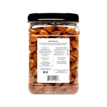 Three Dog Bakery Pet-Zel Bites - Pretzel Cookies for Dogs, Wholesome Puppy & Dog Training Treats, Ba...