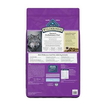Blue Buffalo Wilderness High Protein, Natural Adult Small-Bite Dry Dog Food, Chicken 24-lb